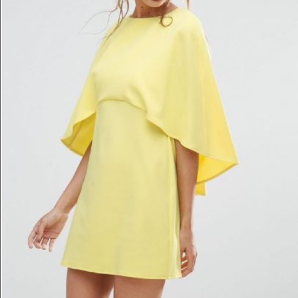 ASOS Cape Back mini Shift Dress